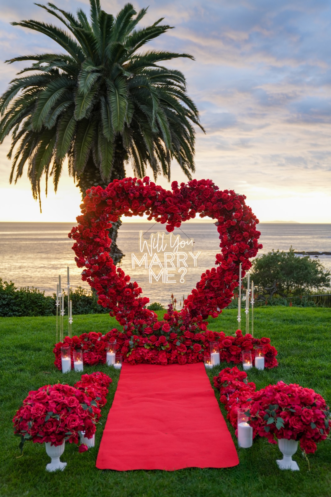 Cliffside heart proposal
